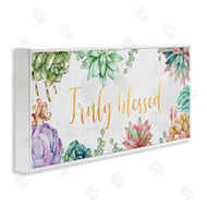 Ziwei Li | Truly Blessed Sentiments Modern Succulent Greenery
