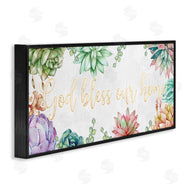 Ziwei Li | God Bless Our Home Expression Purple Pink Succulents