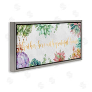 Ziwei Li | Gather With Grateful Hearts Chic Succulent Florals