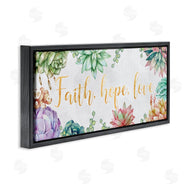 Ziwei Li | Faith Hope Love Expression Chic Spring Succulents