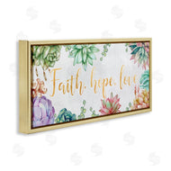 Ziwei Li | Faith Hope Love Expression Chic Spring Succulents