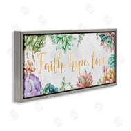 Ziwei Li | Faith Hope Love Expression Chic Spring Succulents