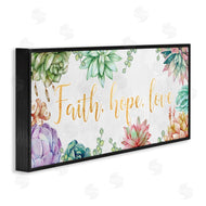 Ziwei Li | Faith Hope Love Expression Chic Spring Succulents