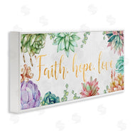 Ziwei Li | Faith Hope Love Expression Chic Spring Succulents
