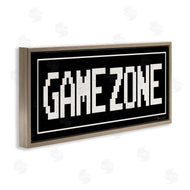 Stephanie Workman Marrott | Game Zone Phrase Minimal Retro Arcade Typography