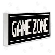 Stephanie Workman Marrott | Game Zone Phrase Minimal Retro Arcade Typography