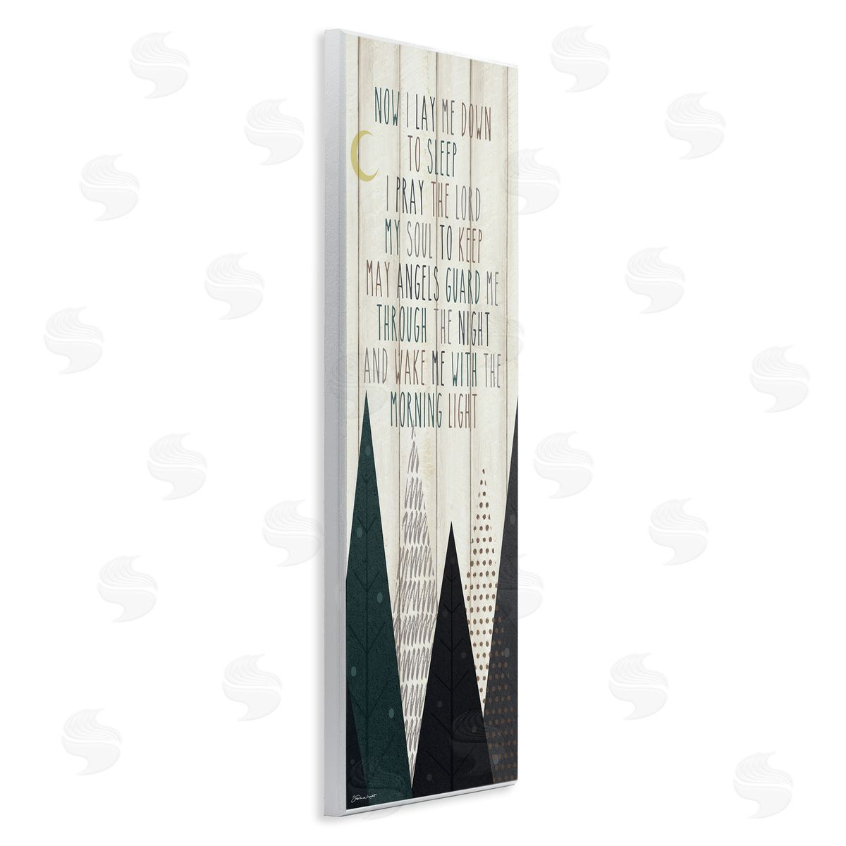 Bedtime Forest Poem Wood Plaque Wall Art, Home Decor by Stephanie Workman Marrott