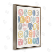 Stephanie Workman Marrott | Soft Pattern Watercolor Letters Alphabet Chart