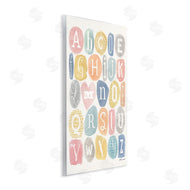 Stephanie Workman Marrott | Soft Pattern Watercolor Letters Alphabet Chart