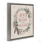 Stephanie Workman Marrott | Jesus Reason For Season Winter Holiday Wreath