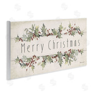 Stephanie Workman Marrott | Vintage Merry Christmas Sentiment