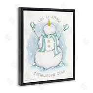 Stephanie Workman Marrott | Let It Snow Somewhere Else Nautical Snowman