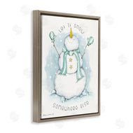 Stephanie Workman Marrott | Let It Snow Somewhere Else Nautical Snowman