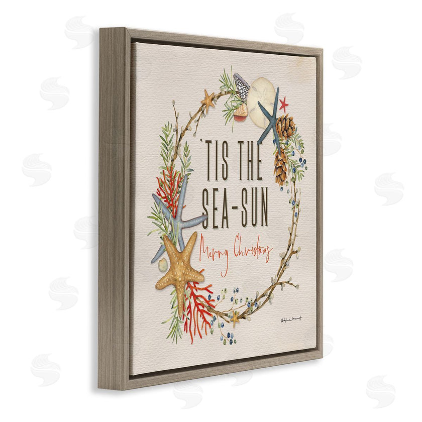 Stephanie Workman Marrott | Tis the Sea-Sun Nautical Christmas Wreath