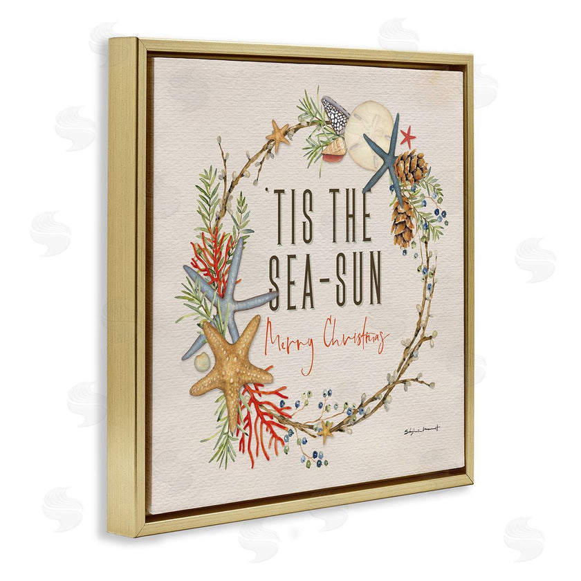 Stephanie Workman Marrott | Tis the Sea-Sun Nautical Christmas Wreath