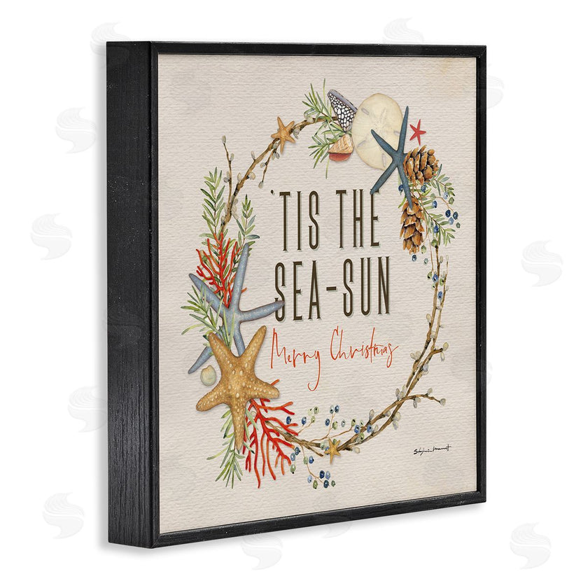Stephanie Workman Marrott | Tis the Sea-Sun Nautical Christmas Wreath