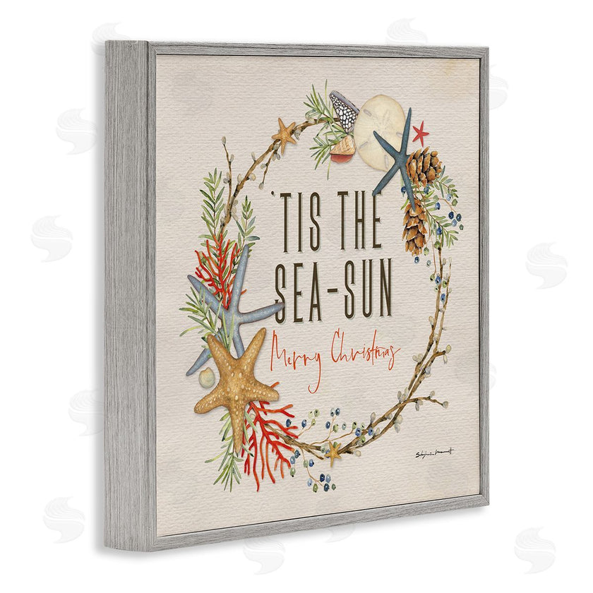 Stephanie Workman Marrott | Tis the Sea-Sun Nautical Christmas Wreath