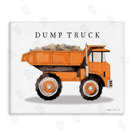 Stephanie Workman Marrott | Orange Dump Truck Construction
