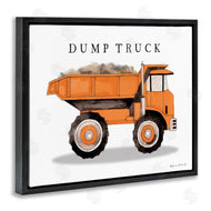 Stephanie Workman Marrott | Orange Dump Truck Construction