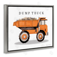 Stephanie Workman Marrott | Orange Dump Truck Construction
