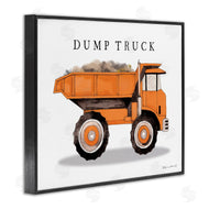 Stephanie Workman Marrott | Orange Dump Truck Construction