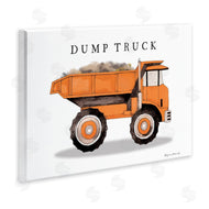 Stephanie Workman Marrott | Orange Dump Truck Construction