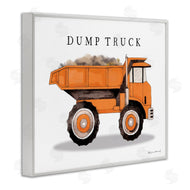 Stephanie Workman Marrott | Orange Dump Truck Construction