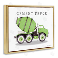 Stephanie Workman Marrott | Green Cement Truck Construction