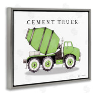 Stephanie Workman Marrott | Green Cement Truck Construction