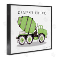 Stephanie Workman Marrott | Green Cement Truck Construction