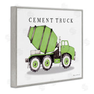 Stephanie Workman Marrott | Green Cement Truck Construction