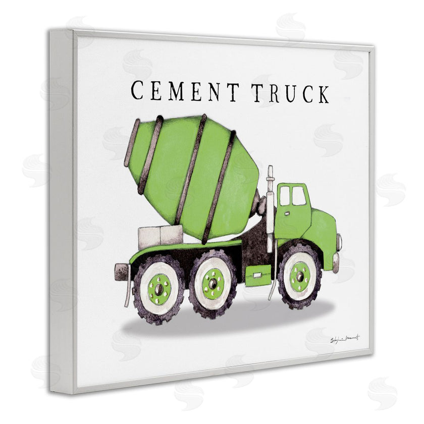 Stephanie Workman Marrott | Green Cement Truck Construction