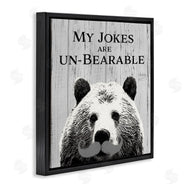 SD Graphics Studio | My Jokes are Un-Bearable Pun Animal Mustache