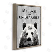 SD Graphics Studio | My Jokes are Un-Bearable Pun Animal Mustache