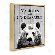 SD Graphics Studio | My Jokes are Un-Bearable Pun Animal Mustache