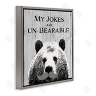 SD Graphics Studio | My Jokes are Un-Bearable Pun Animal Mustache