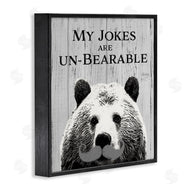 SD Graphics Studio | My Jokes are Un-Bearable Pun Animal Mustache