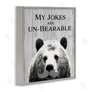 SD Graphics Studio | My Jokes are Un-Bearable Pun Animal Mustache