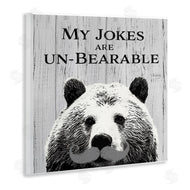 SD Graphics Studio | My Jokes are Un-Bearable Pun Animal Mustache
