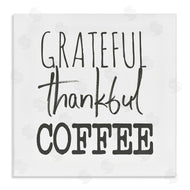 SD Graphics Studio | Grateful Thankful Coffee Expression Playful Typography