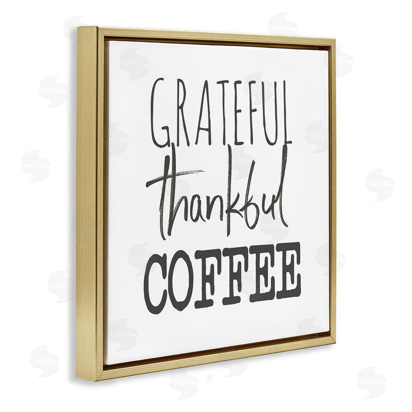 SD Graphics Studio | Grateful Thankful Coffee Expression Playful Typography