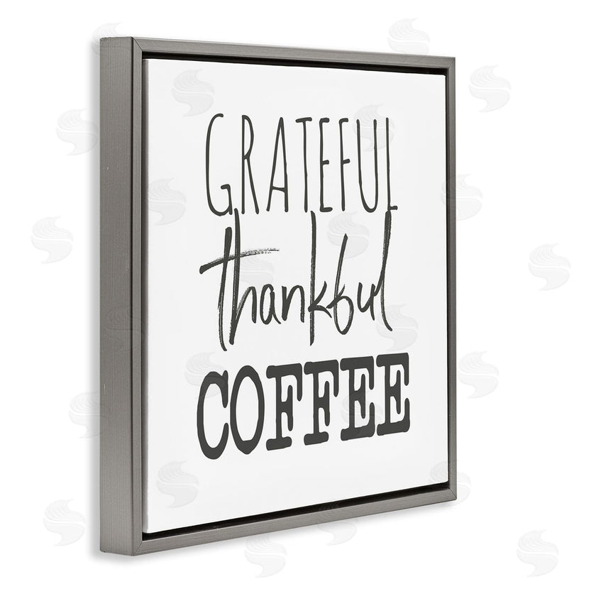 SD Graphics Studio | Grateful Thankful Coffee Expression Playful Typography