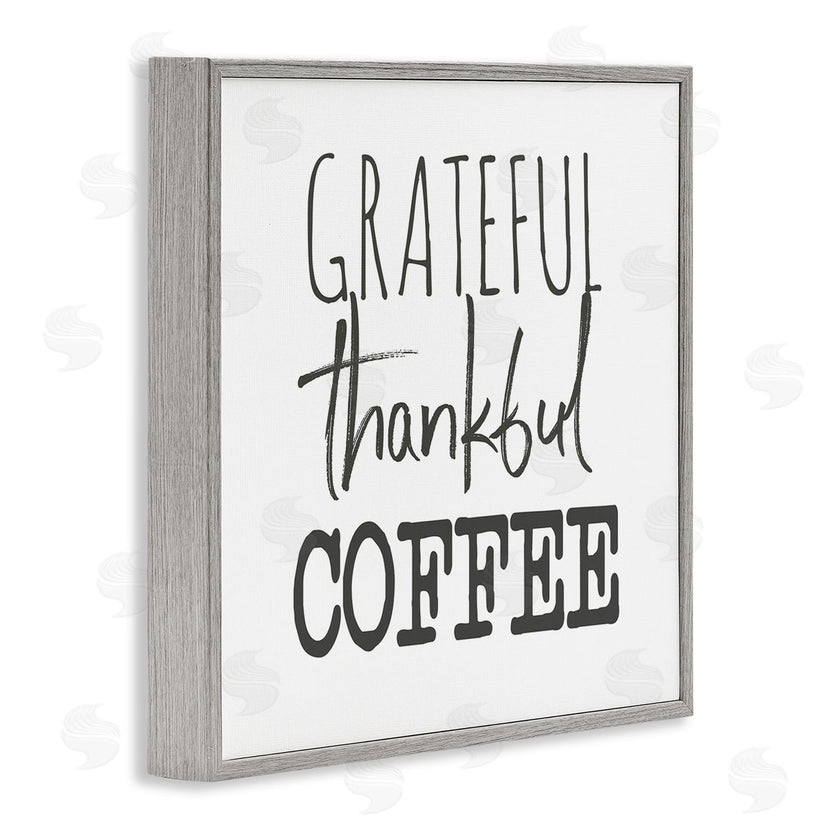 SD Graphics Studio | Grateful Thankful Coffee Expression Playful Typography