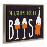 Hugo Edwins | Here for the Boos Phrase Halloween Ghost Pun