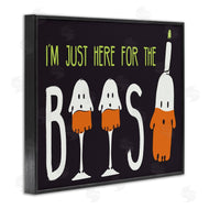 Hugo Edwins | Here for the Boos Phrase Halloween Ghost Pun