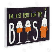 Hugo Edwins | Here for the Boos Phrase Halloween Ghost Pun
