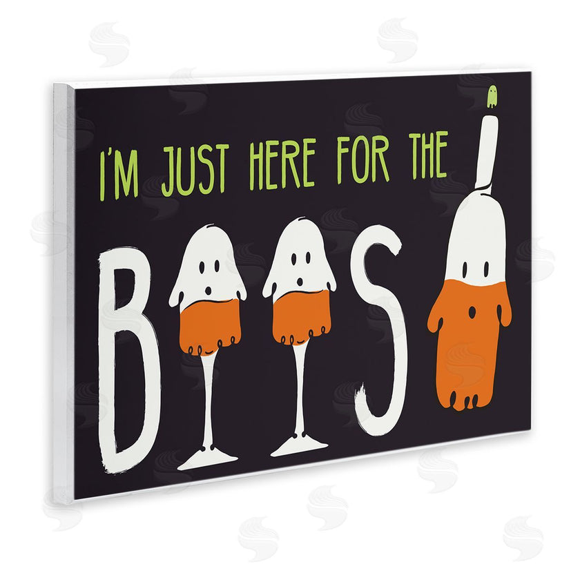 Hugo Edwins | Here for the Boos Phrase Halloween Ghost Pun