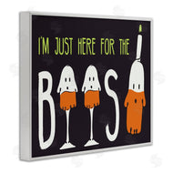 Hugo Edwins | Here for the Boos Phrase Halloween Ghost Pun