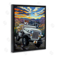 CR Townsend | Dogs Off-Roading Desert Drive