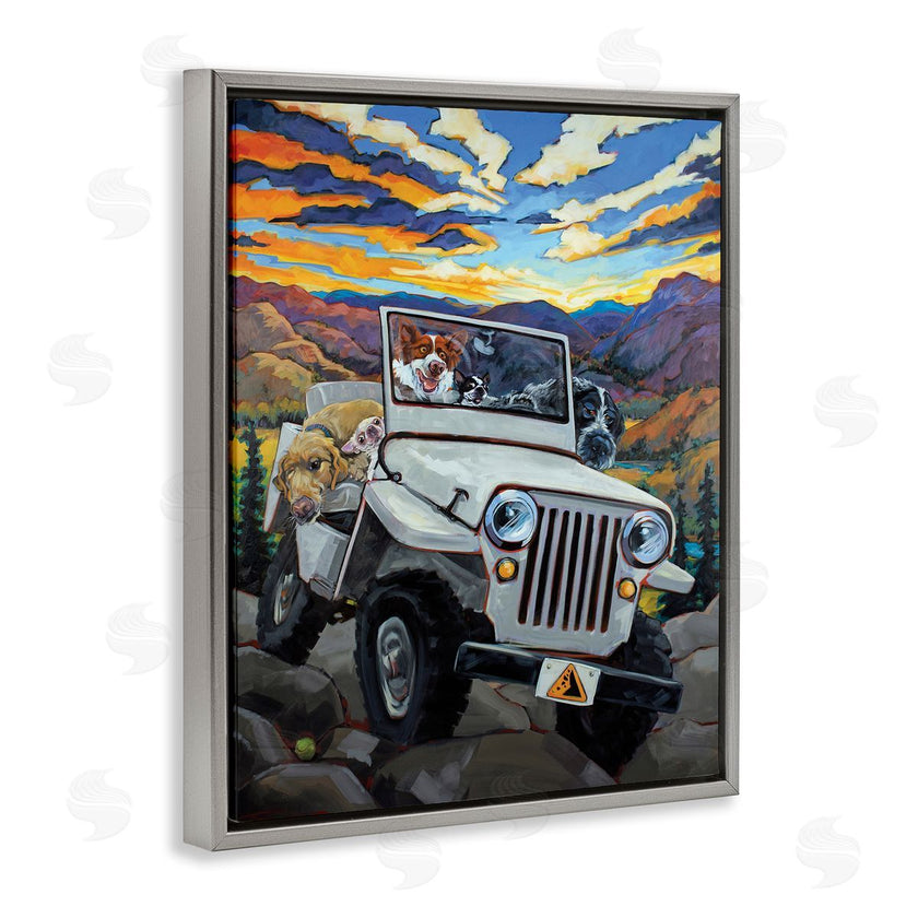 CR Townsend | Dogs Off-Roading Desert Drive